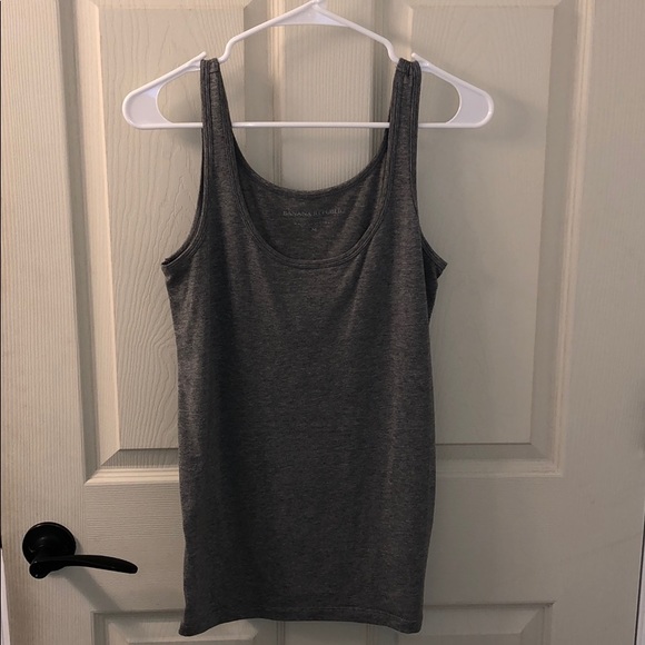Banana Republic Gray Tank Top Medium - Picture 2 of 3